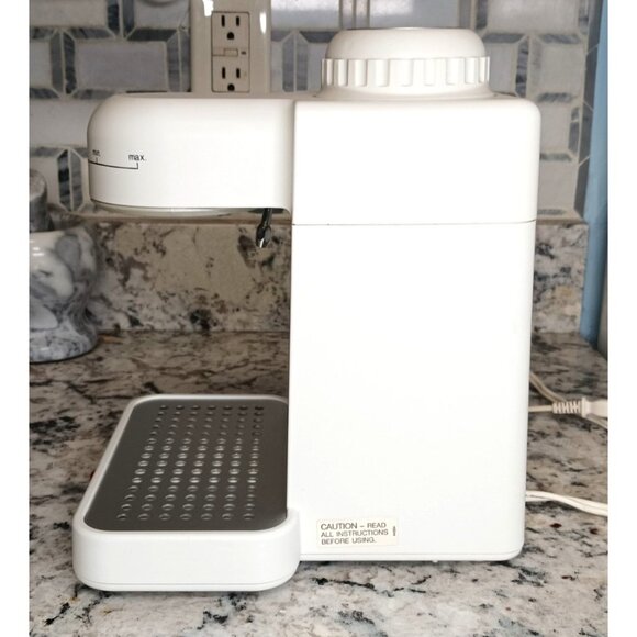 Krups White Espresso Mini 963 Cappuccino Maker Frother Machine With Accessories - Picture 12 of 16